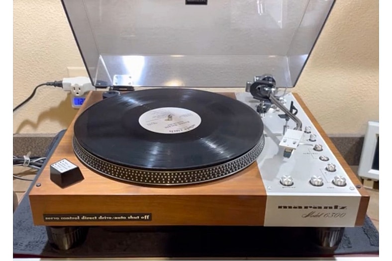 Demo of Marantz 6300 turntable. Via Jeff NWAudioGuy YouTube channel screenshot