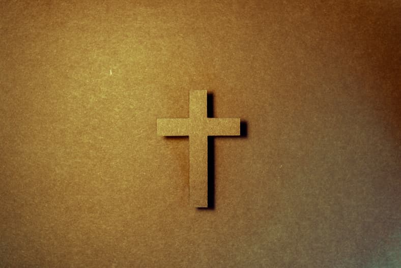 brown paper cross