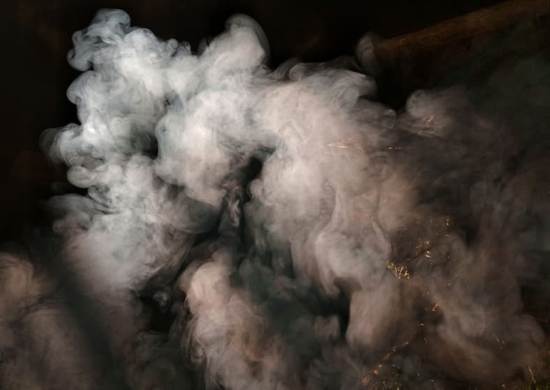 smoke in the air