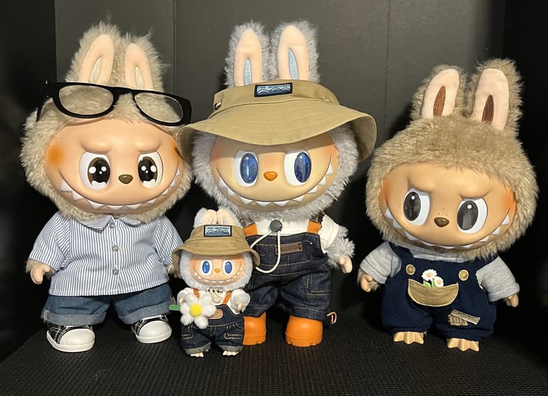 four labubus