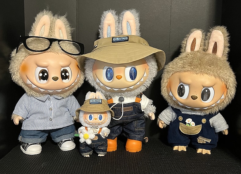 four labubus