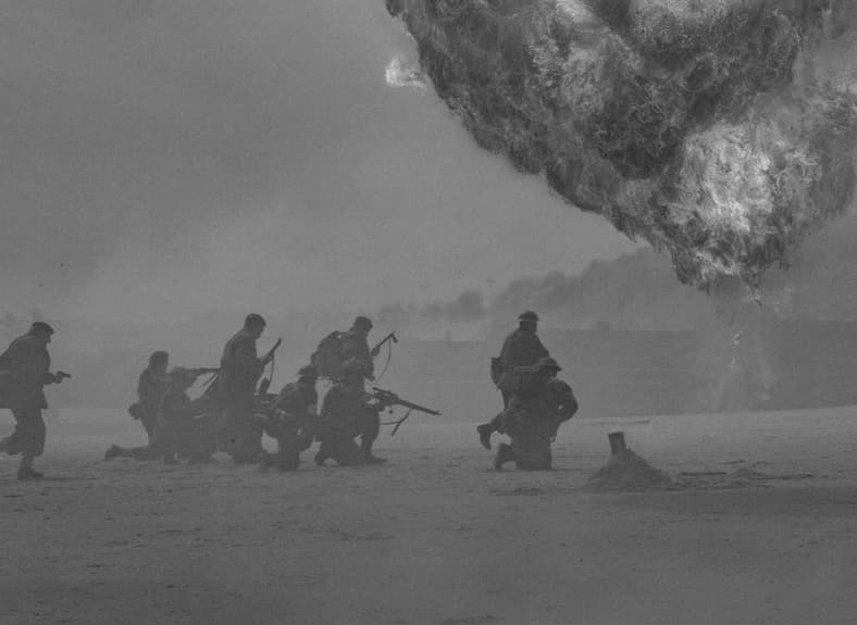 soldiers in battle