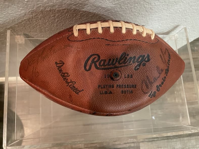 1981 Team Signed Football San Francisco 49ers Super Bowl XVI Champions