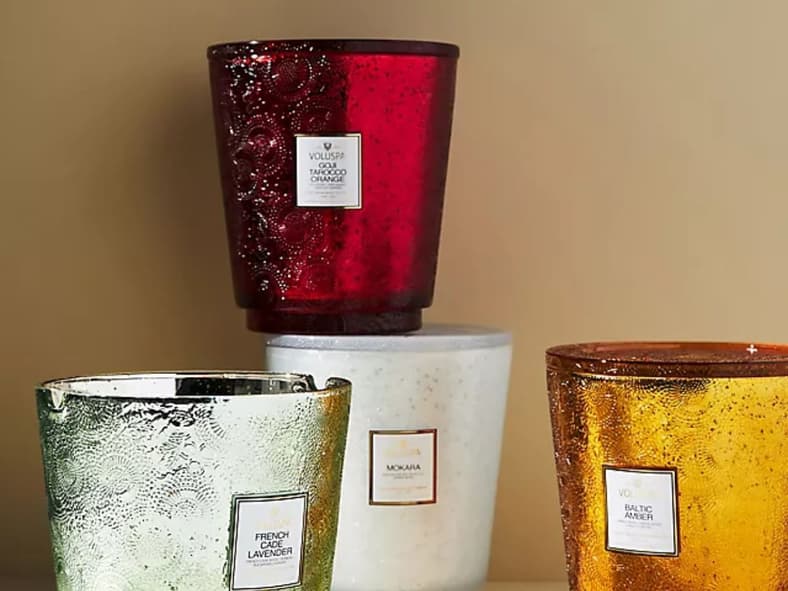 Anthropologie Voluspa Japonica Baltic Amber Hearth Candle