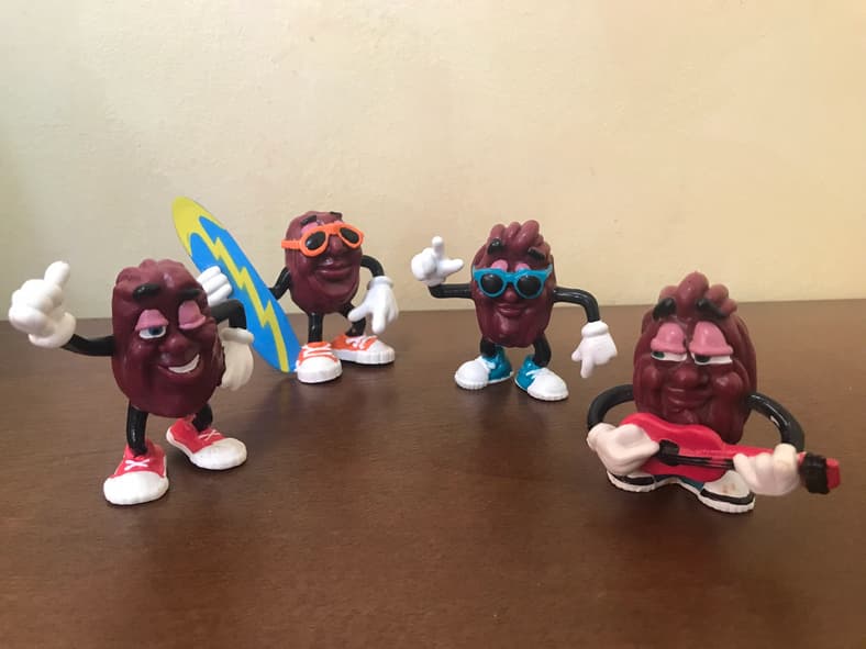 California Raisins collectibles 80s original