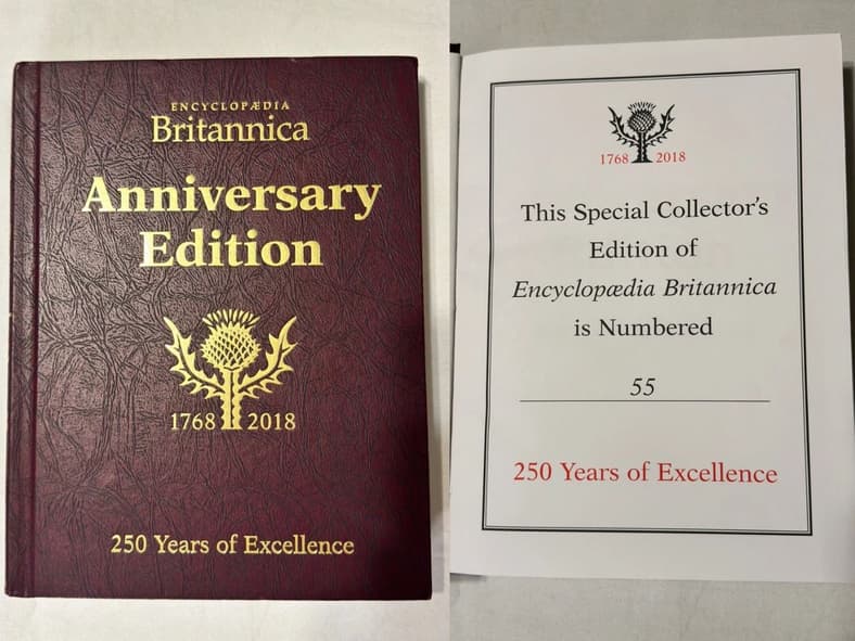 Encyclopedia Britannica Anniversary Edition eBay