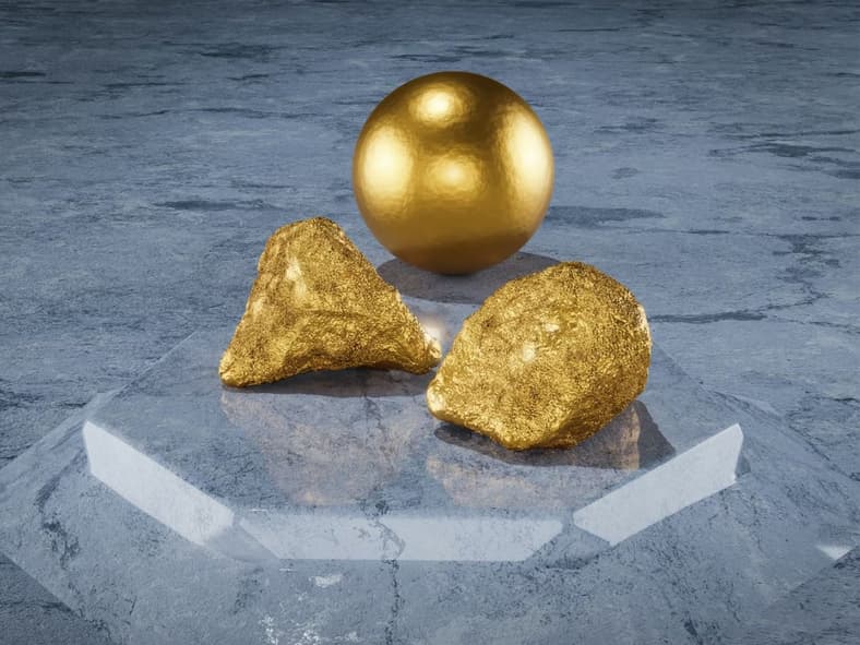 Gold Nuggets Unsplash