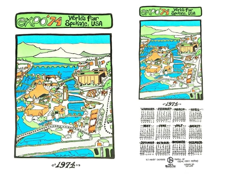 World's Fair Vintage Calendar 1st Dibs