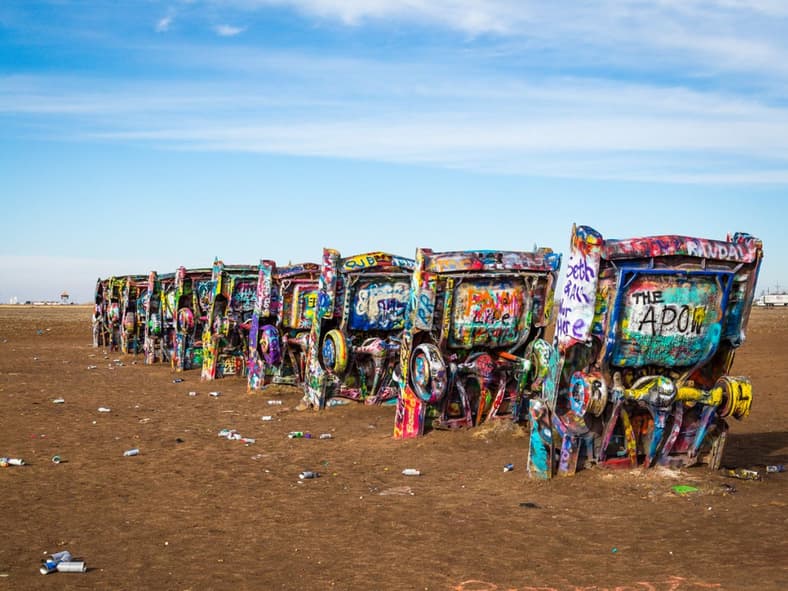 Cadillac Ranch Google Commons
