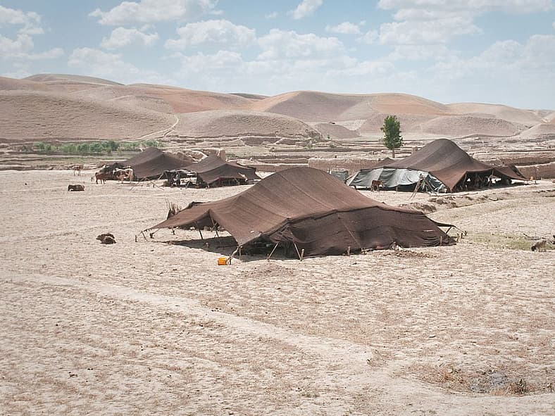 Tents of Afghan Nomads Wiki Commons