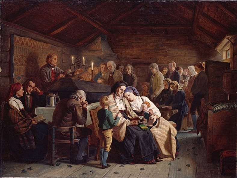 funeral customs from the 18th century