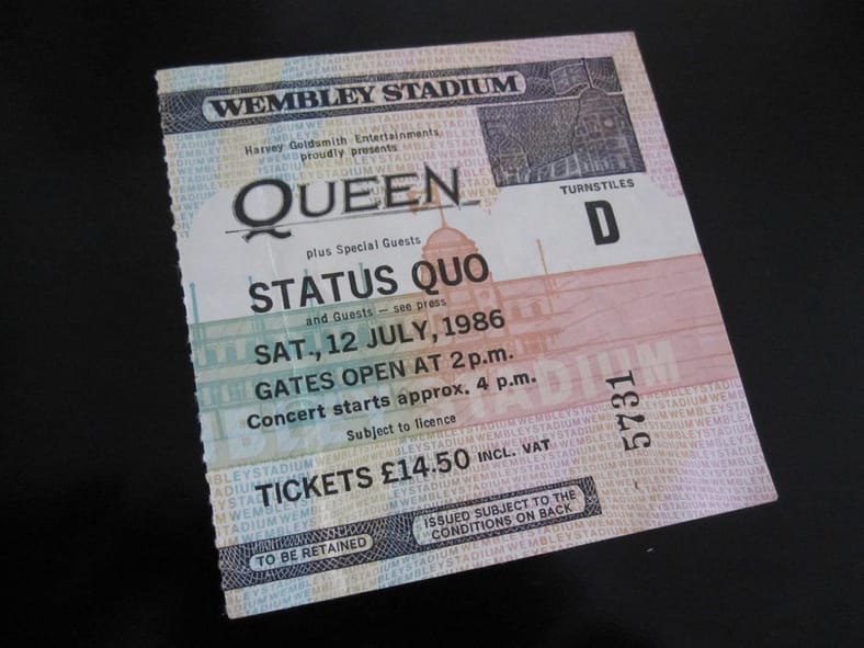 Queen at Wembley Stadium