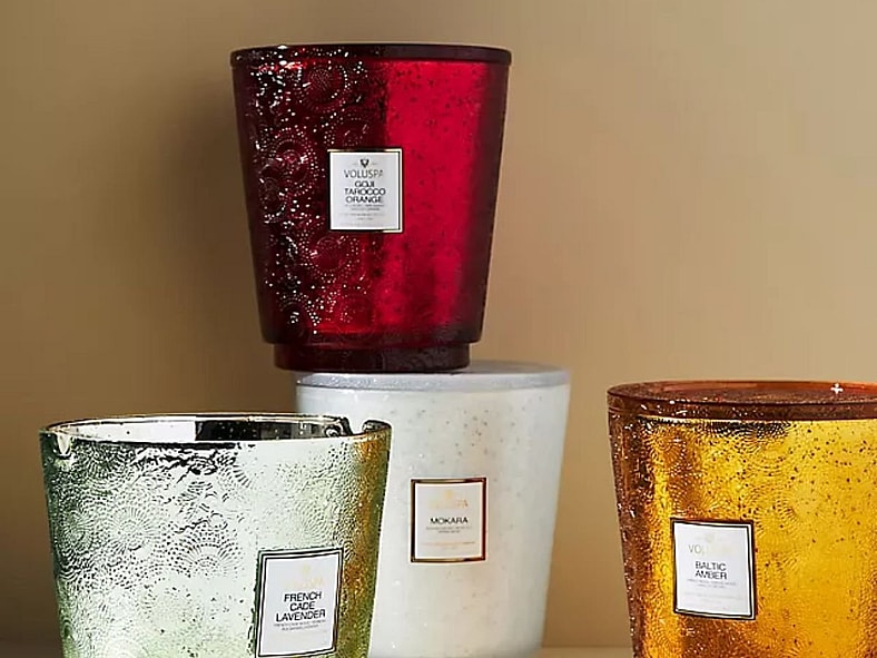 Anthropologie Voluspa Japonica Baltic Amber Hearth Candle