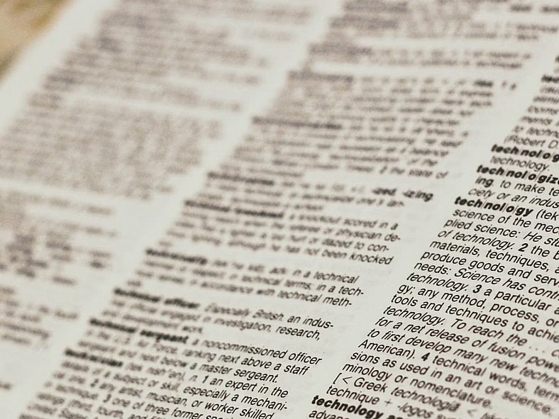 Dictionary Unsplash