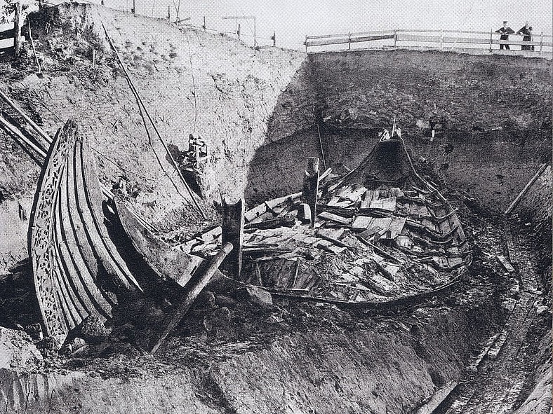 Oseberg Ship Burial Norway Wiki Commons