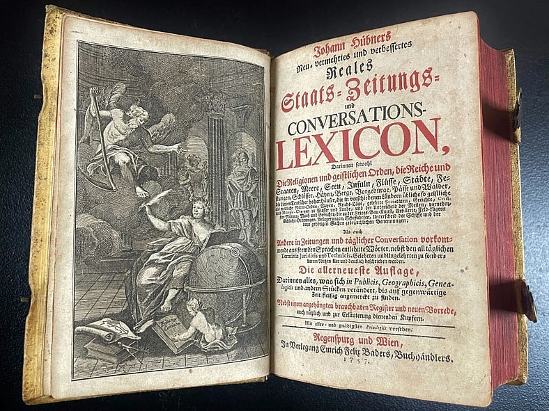 1757 Johann Hubner's Conversations Lexicon eBay
