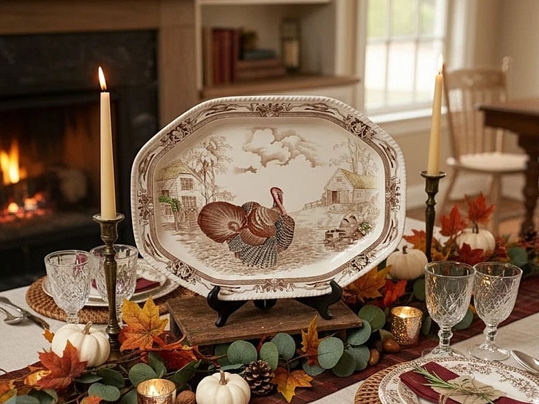 Thanksgiving Platters eBay