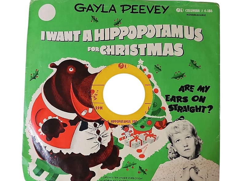Gayla Peevey I Want A Hippopotamus For Christmas Vinyl eBay