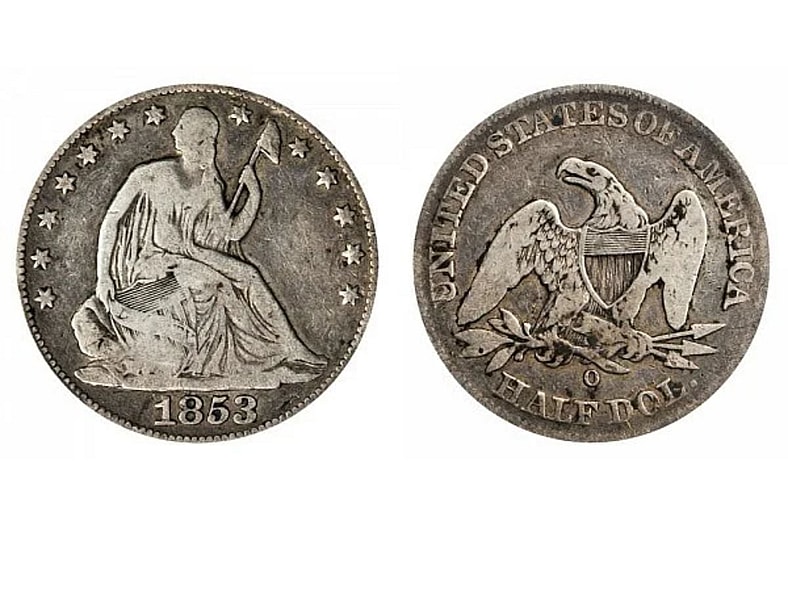 1853 Seated Liberty USA Coin Book