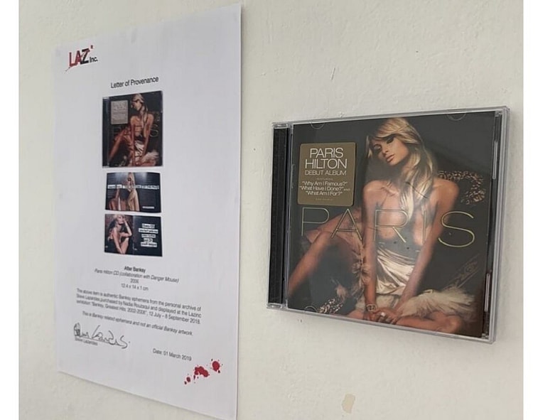 Paris Hilton Banksy Artsy