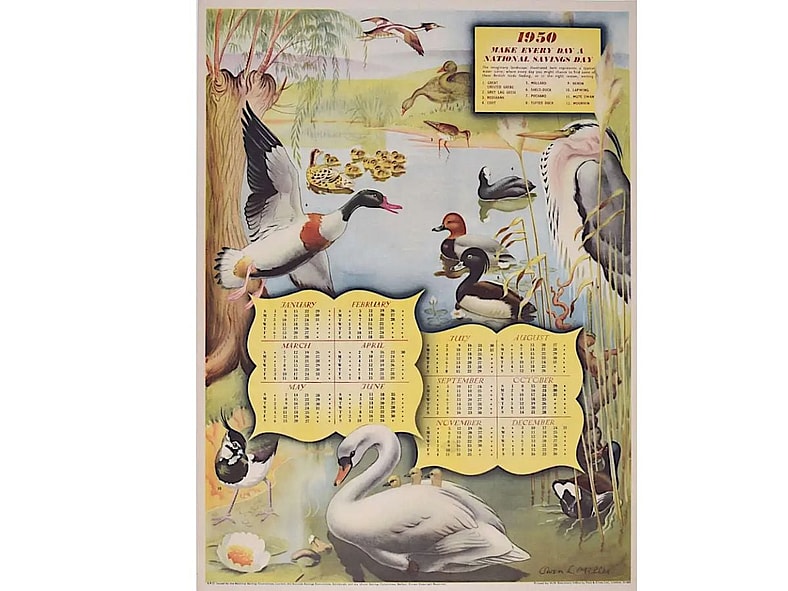 Owen Miller Calendar 1st Dibs