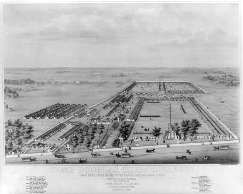 camp douglas / civil war prison camps