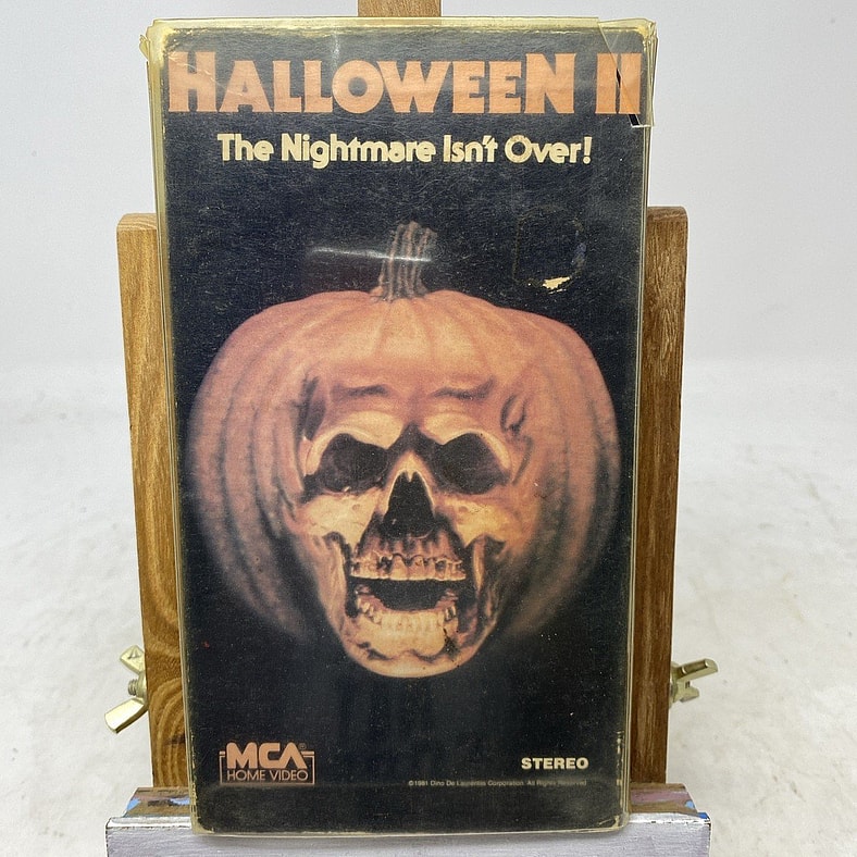 halloween 2 vhs tape