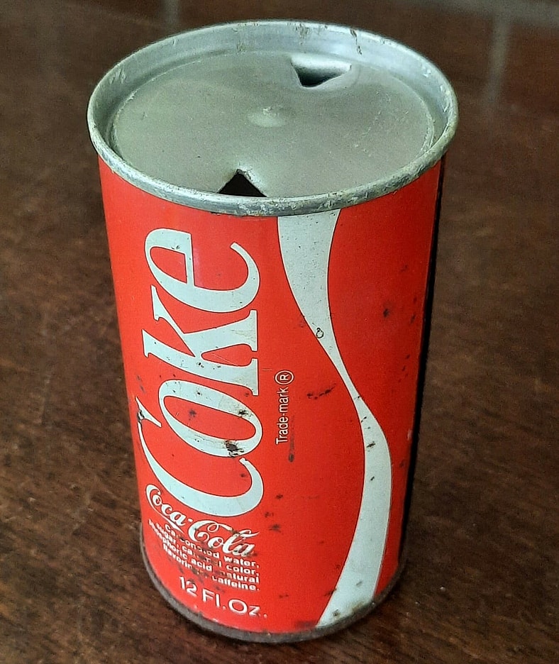 Coca Cola Steel Flat Top Can