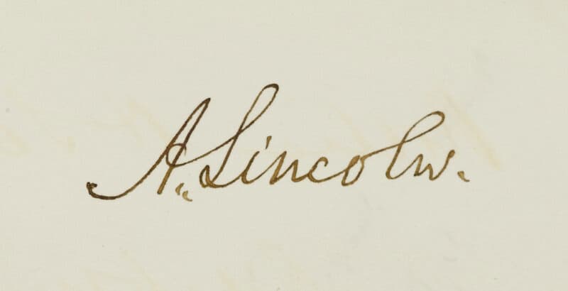 Most Expensive Signatures in History: Abraham Lincoln