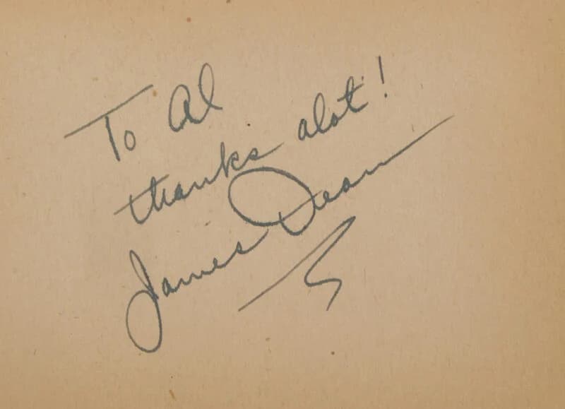 Most Expensive Signatures in History: James Dean