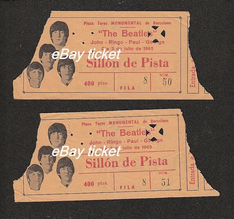 collectible concert tickets worth a fortune