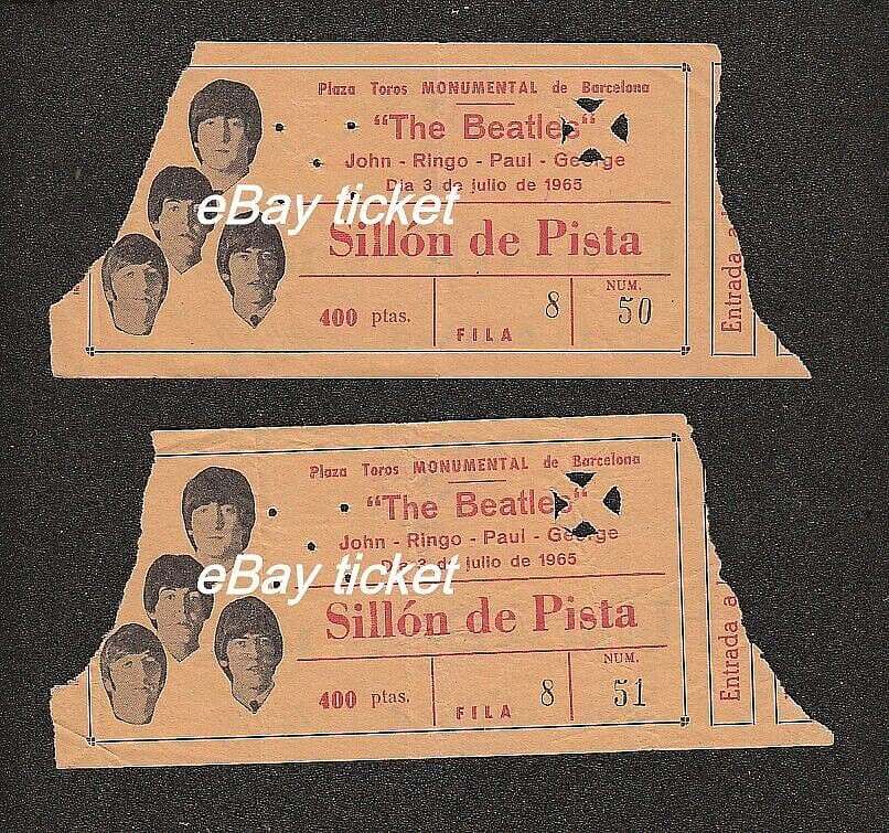 collectible concert tickets worth a fortune