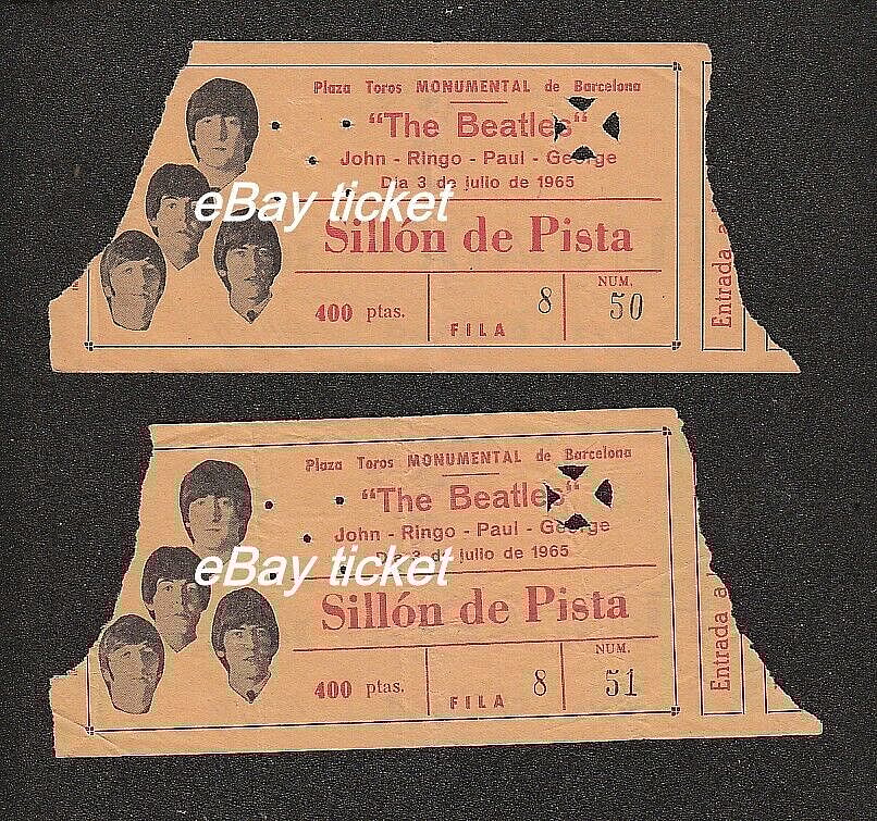 collectible concert tickets worth a fortune