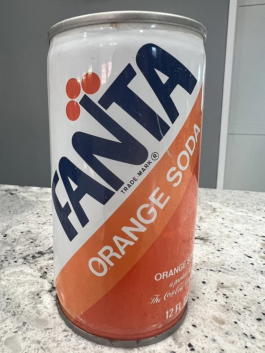 Fanta Pop Art soda can
