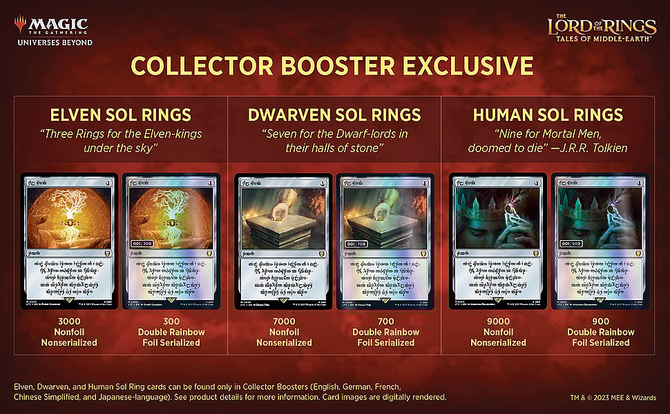 magic: the gathering one ring card found