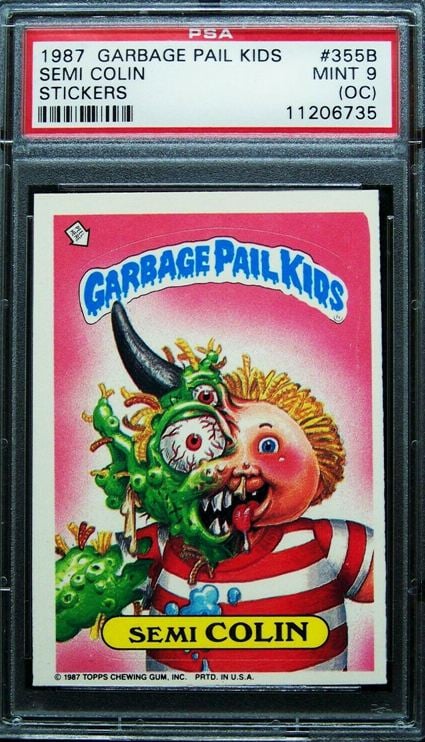 Most Valuable And Rare Garbage Pail Kids Cards