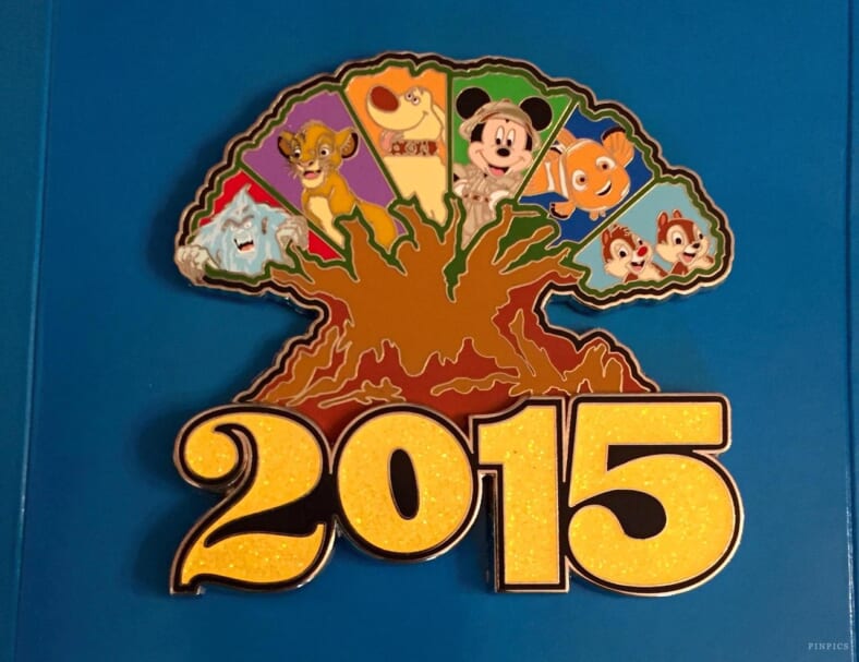 Disney Animal Kingdom Giant Tree 2015 Pin