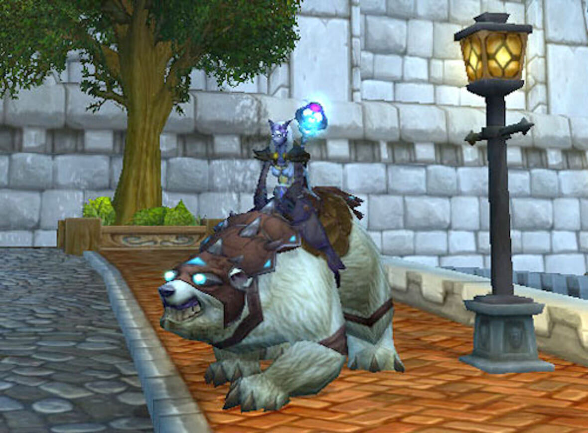 The Polar Bear World of Warcraft mount