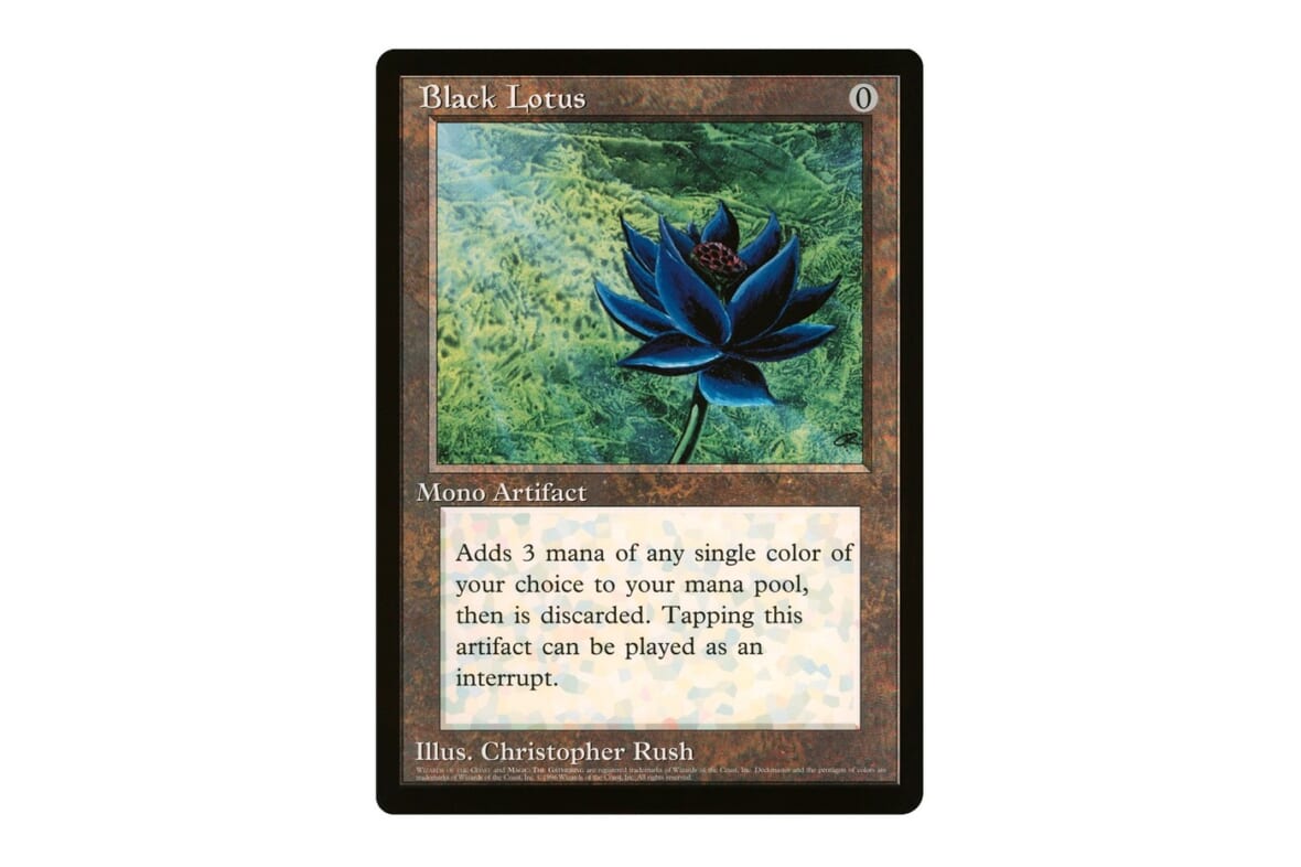 Most expensive things sold on eBay: Black Lotus Magic Card