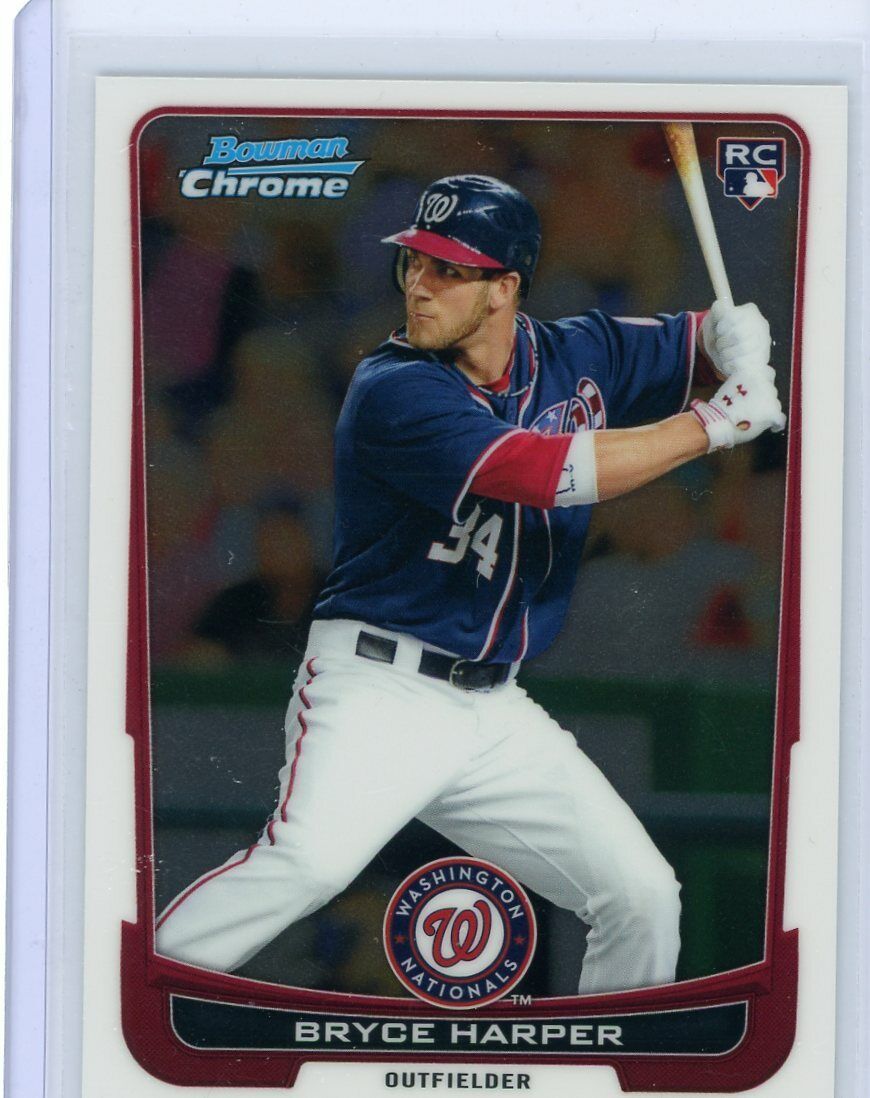 most valuable Bryce Harper Rookie Cards: 2012 Bowman Chrome #214