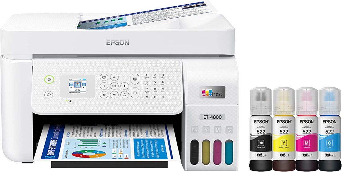 Amazon's best printers for home use: Epson EcoTank ET-4800