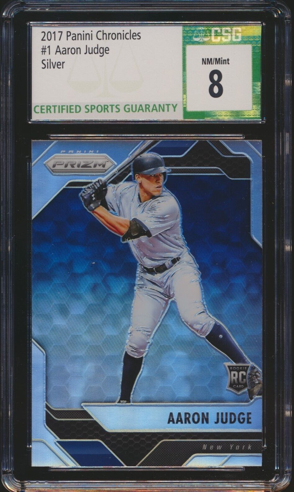 Most valuable Aaron Judge rookie cards: 2017 Panini Chronicles Aaron Judge Rookie Card #8
