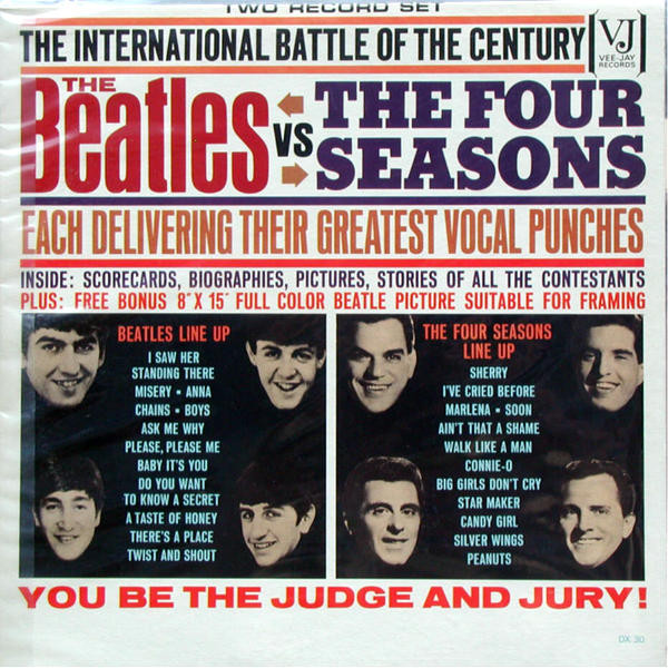 rarest beatles albums: The Beatles vs The Four Seasons