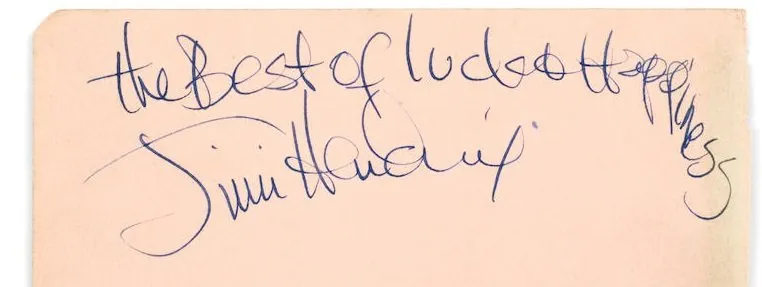 Most Expensive Signatures in History: Jimi Hendrix
