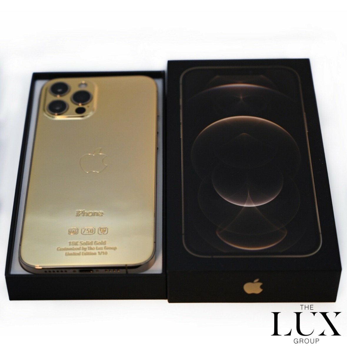 The iPhone 12 Pro Max is already a flagship device with its advanced features and top-notch performance. But for those who seek the most expensive Apple products, the iPhone 12 Pro Max Solid Gold Edition by Caviar is the ultimate choice. This limited-edition iPhone is encased in a solid 18-karat gold frame, handcrafted to perfection. The back panel features a sleek black crocodile leather finish, adding a touch of elegance to this opulent device. Priced at a staggering $10,000 this iPhone is a true status symbol for those who desire the pinnacle of luxury in their hand.