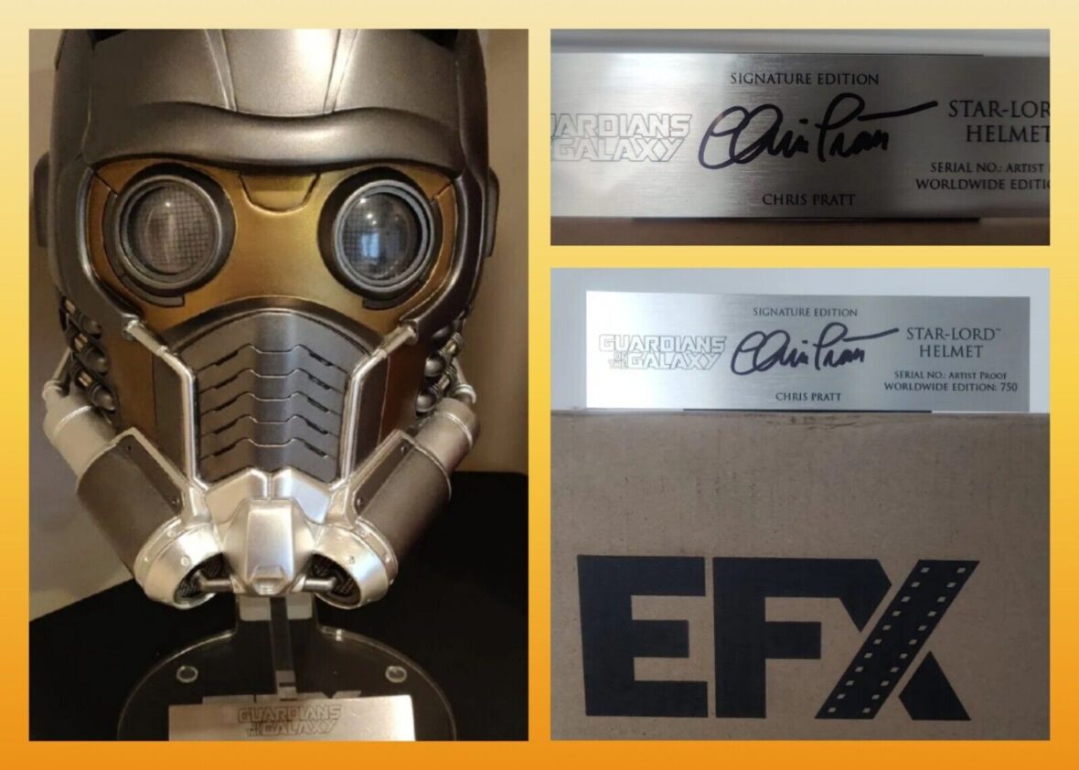 Most Valuable Guardians of the Galaxy Memorabilia: Signed Star-Lord Helmet