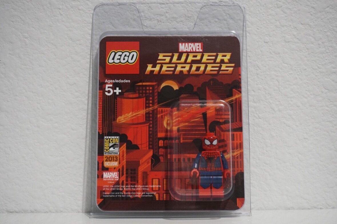 most valuable spider man memorabilia: lego minifigure