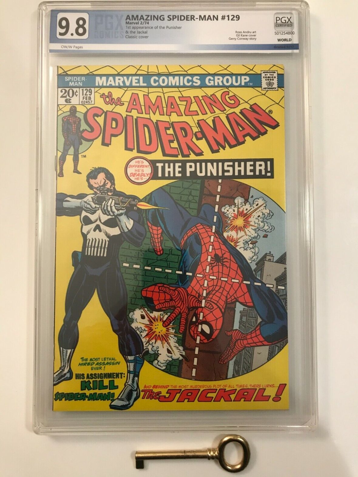 most valuable spider man memorabilia: first the punisher book