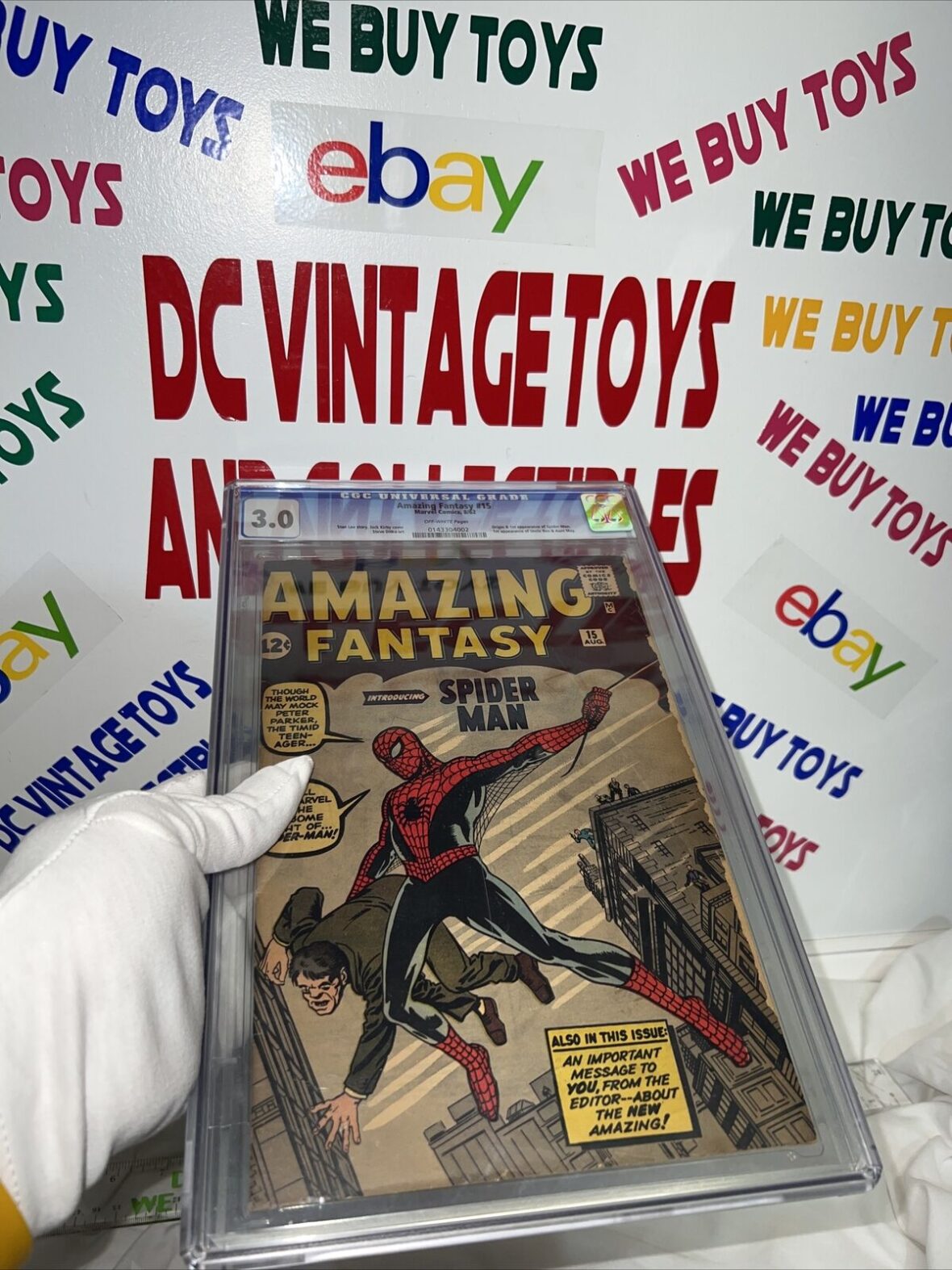 most valuable spider man memorabilia: amazing fantasy 15
