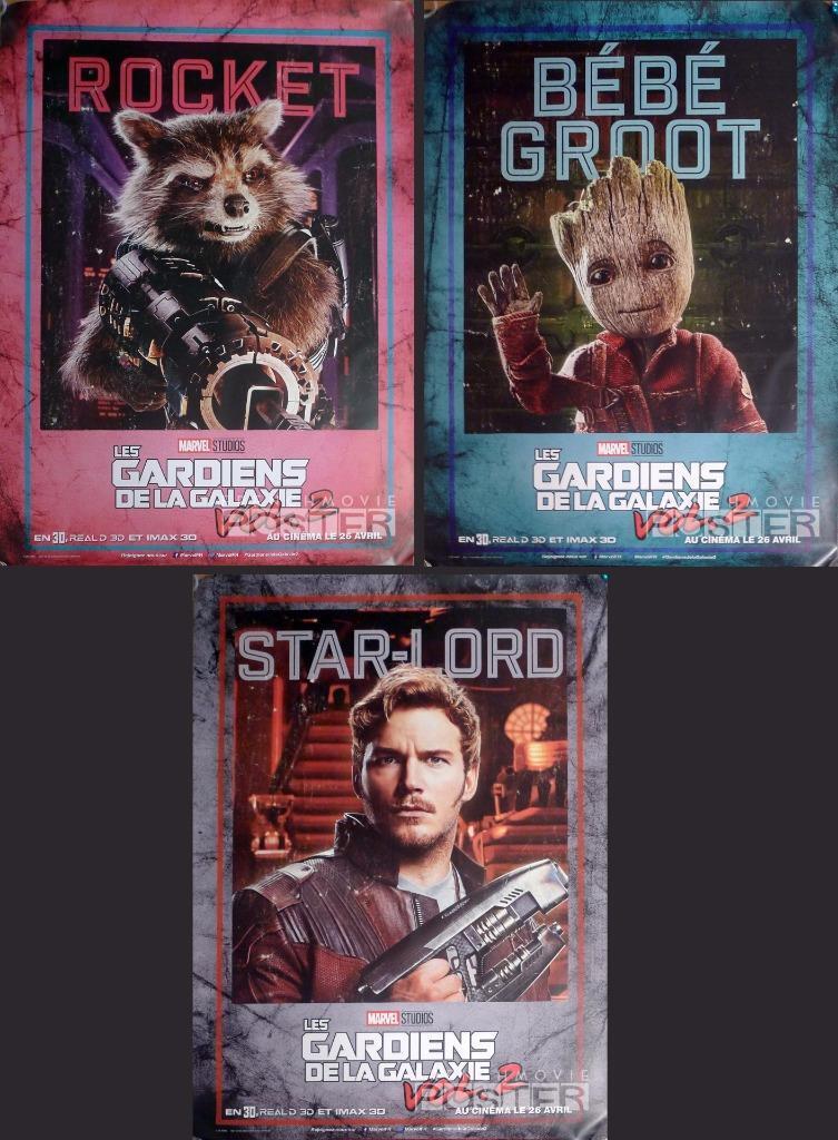Most Valuable Guardians of the Galaxy Memorabilia: French Poster Set